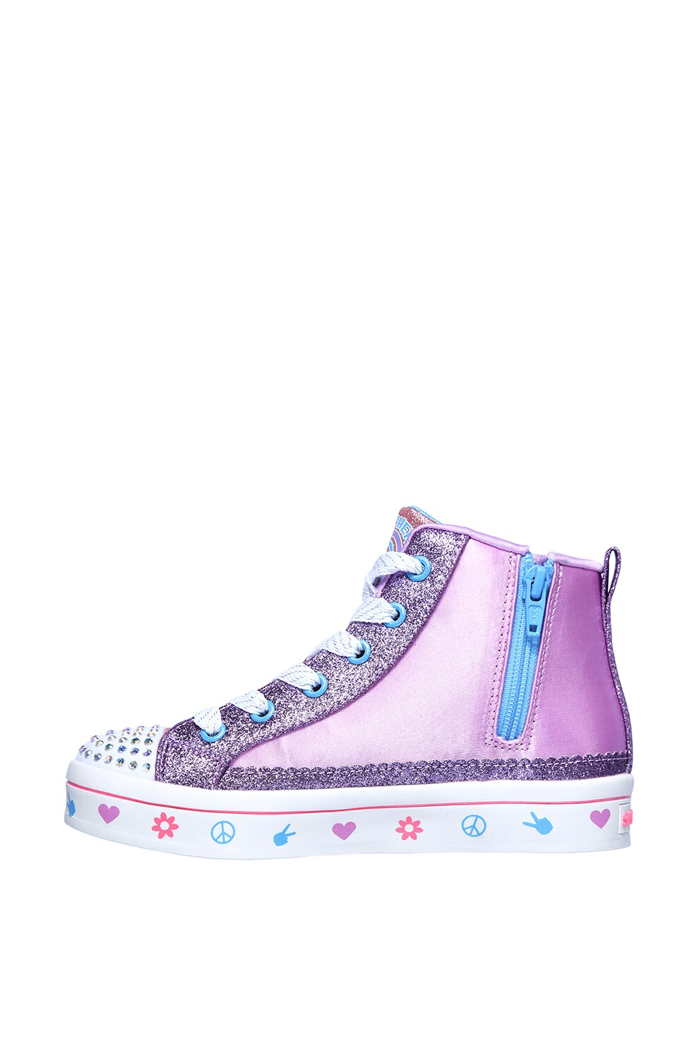 Skechers, Tenisi inalti Flip Kicks: Twi-Lites 2.0 - Lilac Love