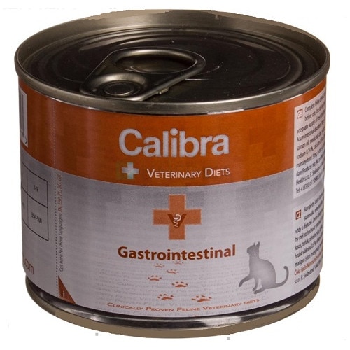 Hrana dietetica pentru pisici Calibra Gastrointestinal/Pancreas, 200 g
