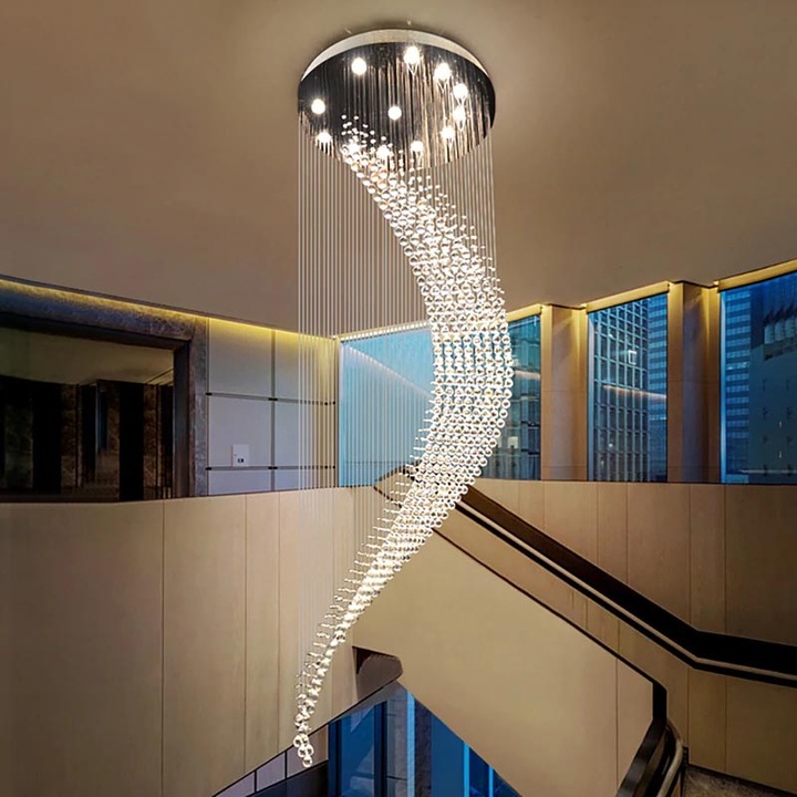 Полилей Trandafi Led TotulPerfect , LED осветление, G53, 35 W, 220 V, Бял/Хром