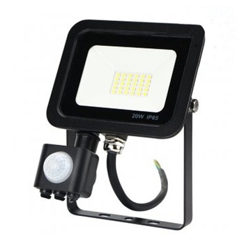 Proiector LED slim cu senzor de miscare 20W, 1800LM, IP65, 6500K, A+ Proiector LED slim cu senzor de miscare 20W, 1800LM, IP65, 6500K, A+