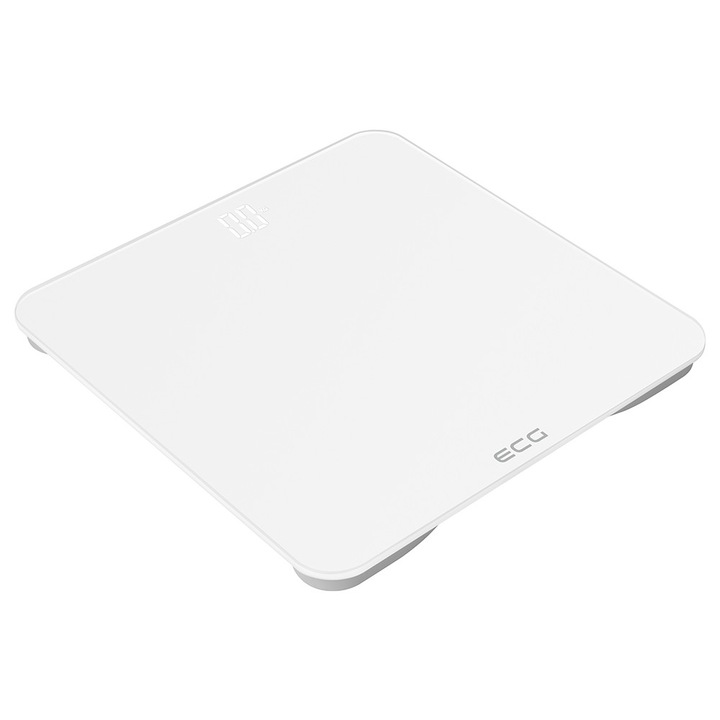 Elektronikus mérleg ECG OV 1821 Fehér, 180 kg, LCD kijelző, Fehér