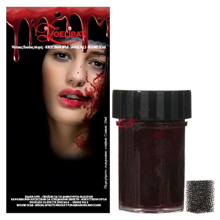 Hamis vér horror sminkhez Halloweenre