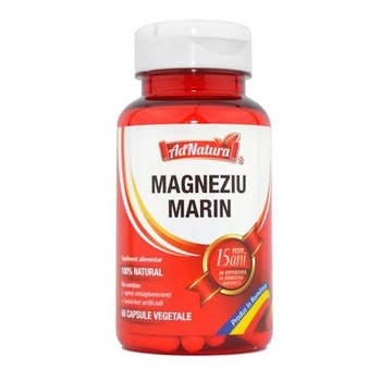 Supliment Alimentar Magneziu Marin 60 capsule Adserv Supliment Alimentar Magneziu Marin 60 capsule Adserv