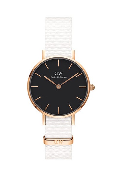 Daniel Wellington, Ceas quartz unisex cu cadran negru, Alb