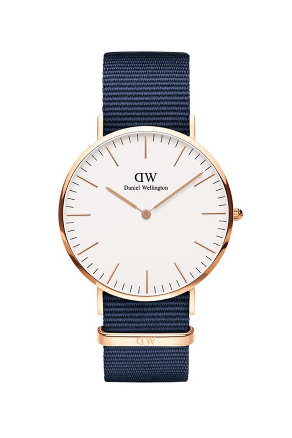 Daniel Wellington, Ceas analog cu o curea din material textil, Bleumarin