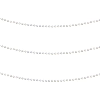 Sirag margele albe de Craciun, Lioness, 5 m Sirag margele albe de Craciun, Lioness, 5 m