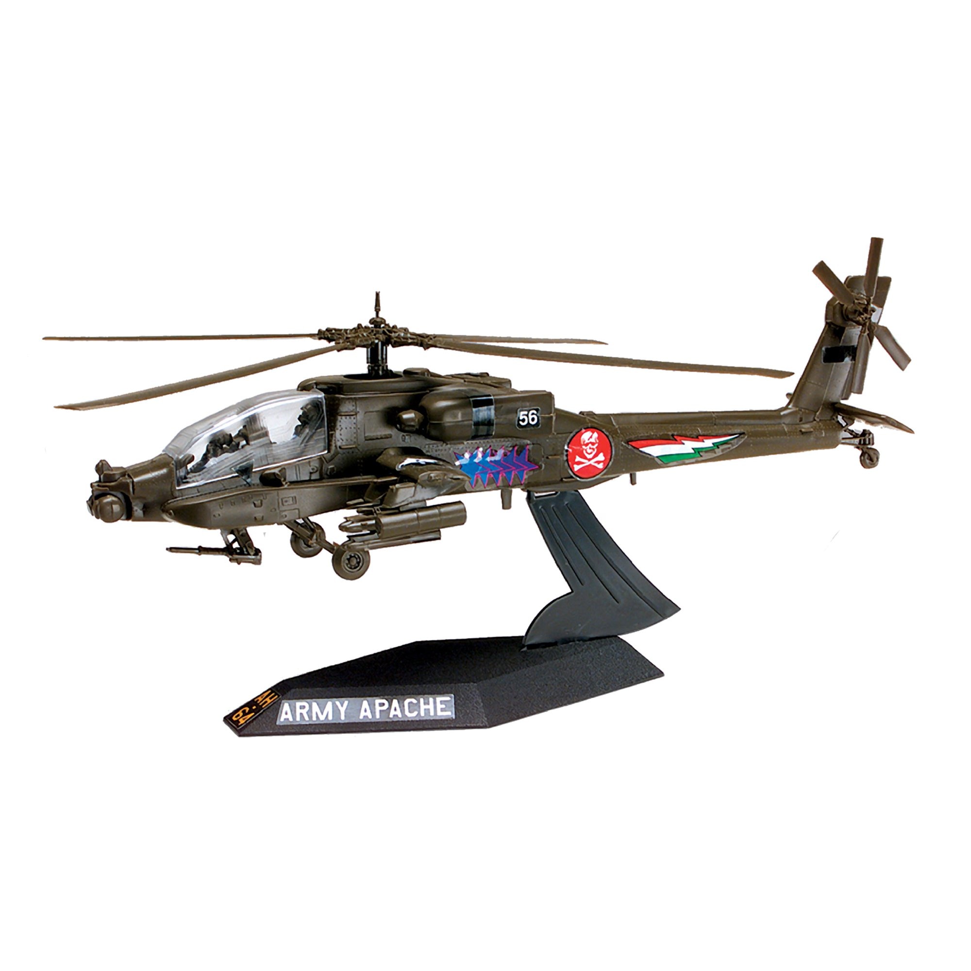 Macheta aeromodele Revell Mc Donnell Dougles AH-64A APACHE SnapTite 1:72 REV 11183