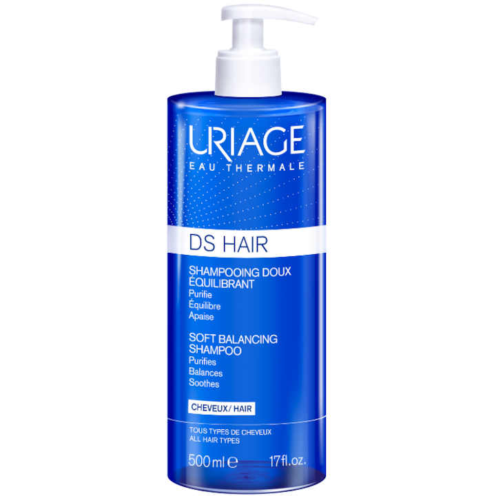 Sampon reechilibrant cu apa termala Uriage DS Hair, 500 ml