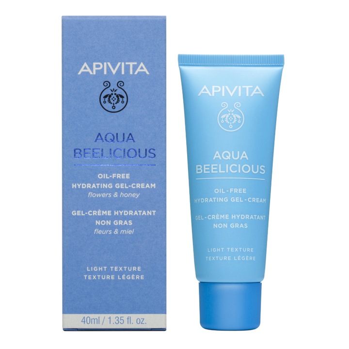 Apivita Aqua Beelicious hidratáló gél-krém light, normál/száraz bőrre, 40ml