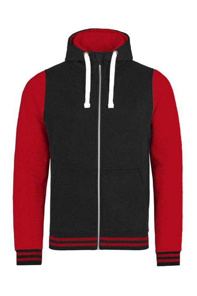 Hanorac Urban Varsity rosu/negru, Rosu/Negru