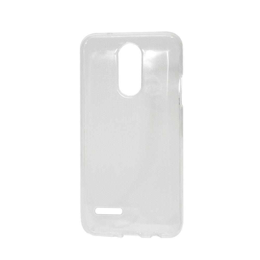 Husa silicon Lemontti pentru LG K4 2017, Grey/Clear