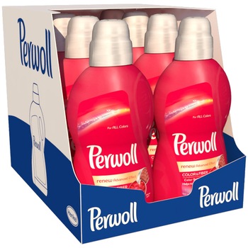 Pachet promo Detergent lichid Perwoll Renew Color, 240 spalari, 8x1.8l Pachet promo Detergent lichid Perwoll Renew Color, 240 spalari, 8x1.8l