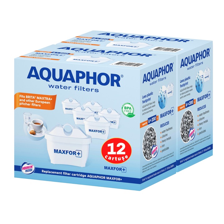 Комплект филтри Aquaphor Maxfor+, 2 х 6 броя