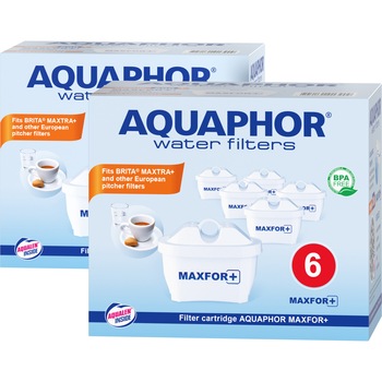 Filtre Aquaphor Maxfor+, 2 seturi de 6 bucati Filtre Aquaphor Maxfor+, 2 seturi de 6 bucati