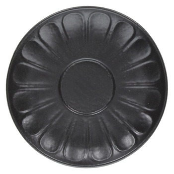 Farfurie cafea cappuccino, din portelan negru, Ø 12 cm, Horecapiv, colectia Vulcania Black Farfurie cafea cappuccino, din portelan negru, Ø 12 cm, Horecapiv, colectia Vulcania Black