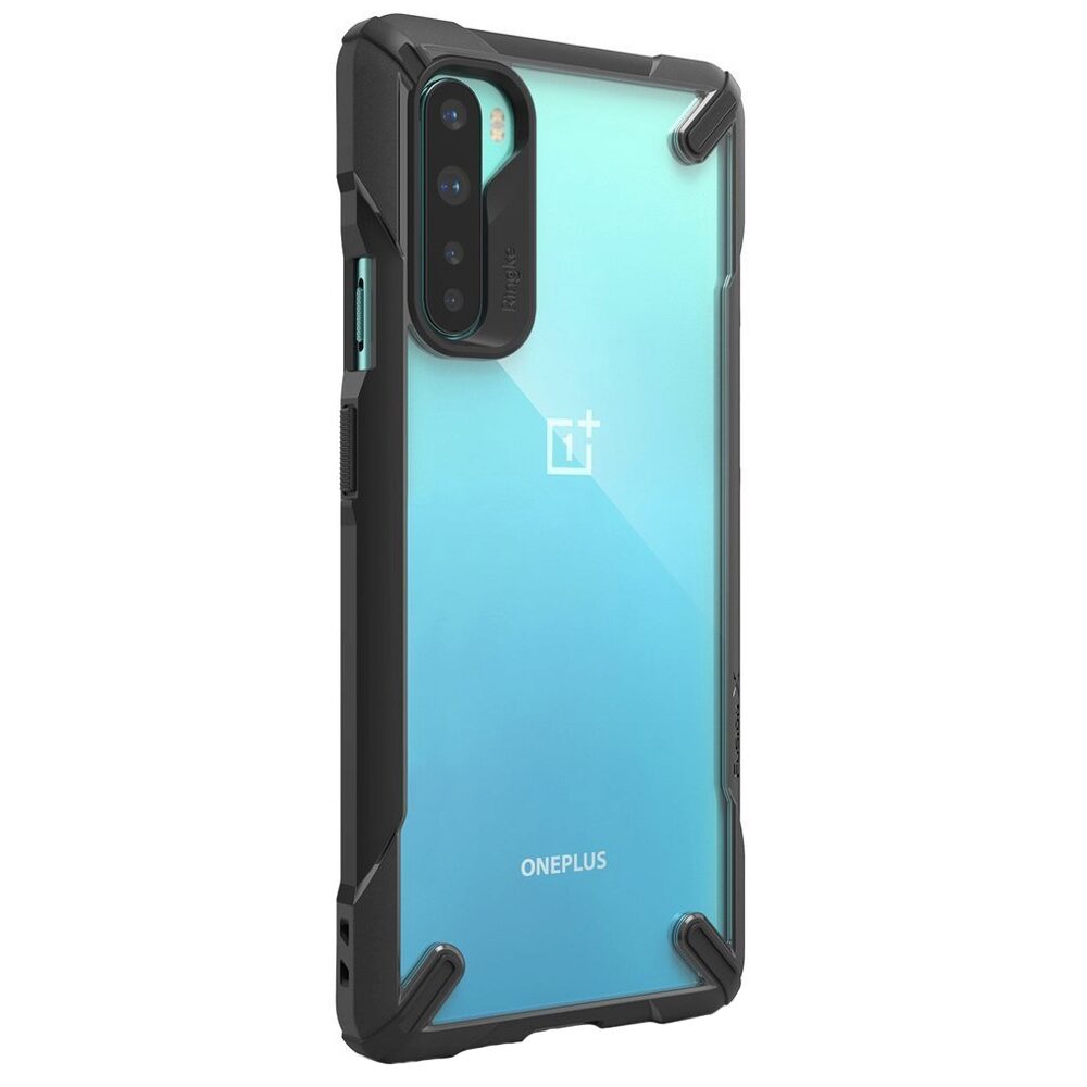 Husa Antisoc Ringke Fusion X pentru OnePlus Nord, Negru