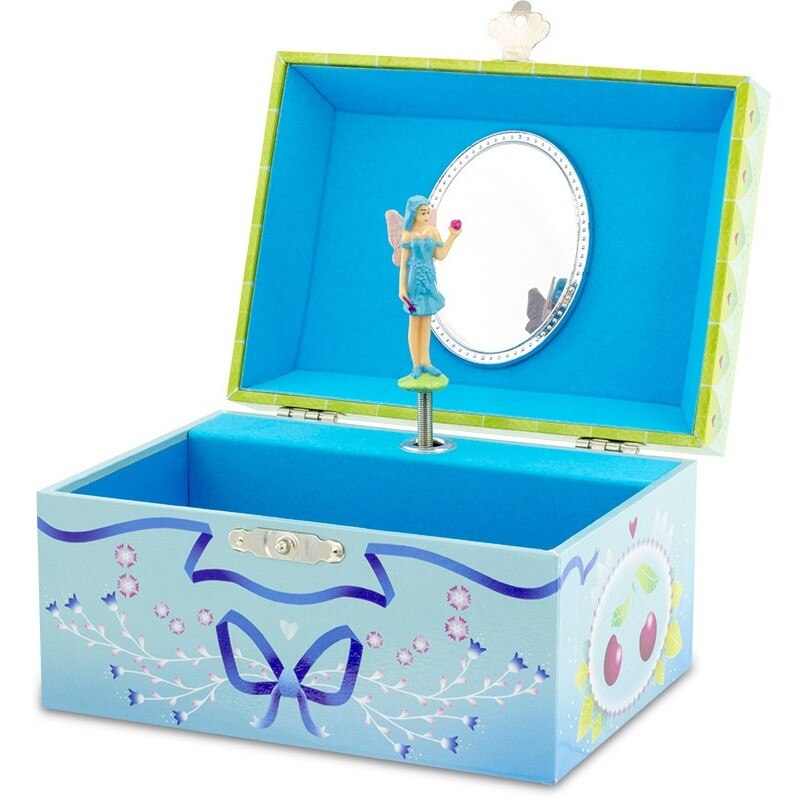 Cutie muzicala zana, dreptunghiulara, cirese, Ulysse