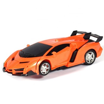Masina cu telecomanda care se transforma in robot Lamborghini, senzor de miscare, lumini, sunete Masina cu telecomanda care se transforma in robot Lamborghini, senzor de miscare, lumini, sunete