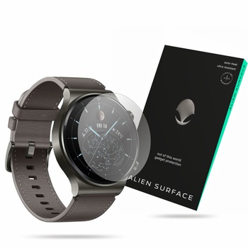 Folie Alien Surface, Huawei Watch GT 2 Pro, protectie ecran 1+2 Rezerve Folie Alien Surface, Huawei Watch GT 2 Pro, protectie ecran 1+2 Rezerve