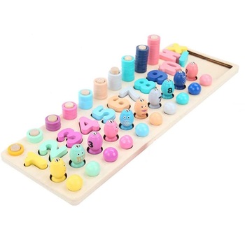 Joc educativ Montessori 4 in 1 Joc educativ Montessori 4 in 1