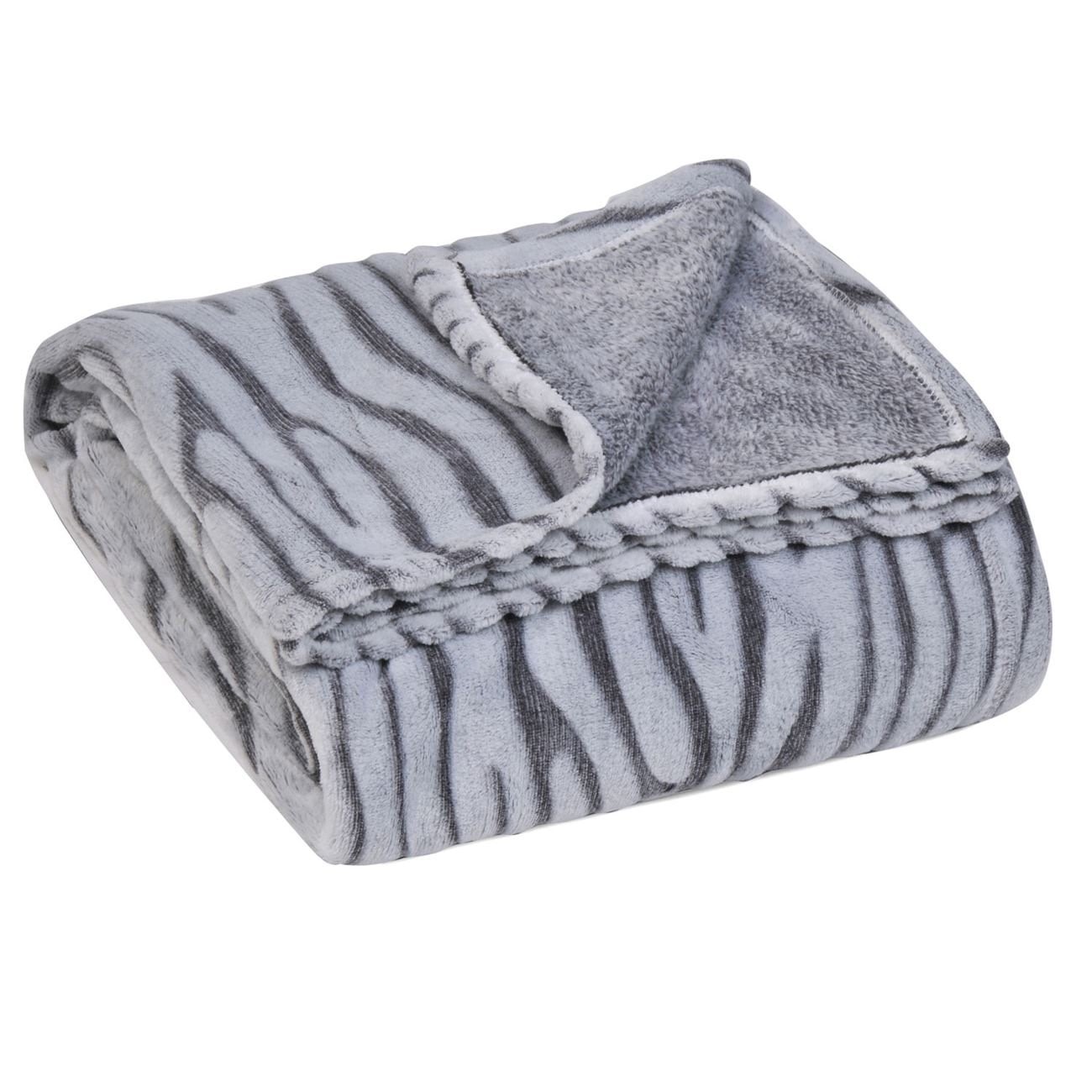 Patura,gri cu negru,dreptunghiulara, moale la atingere, mentine caldura,160 cm