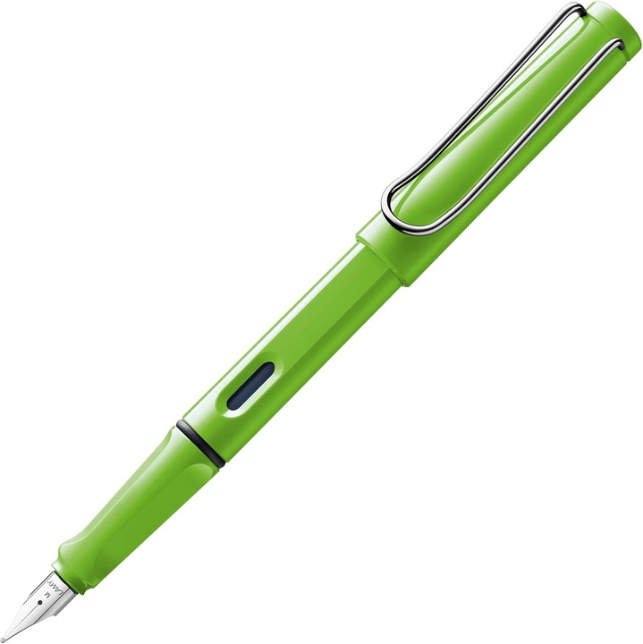 Stilou Lamy Safari verde penita Fina