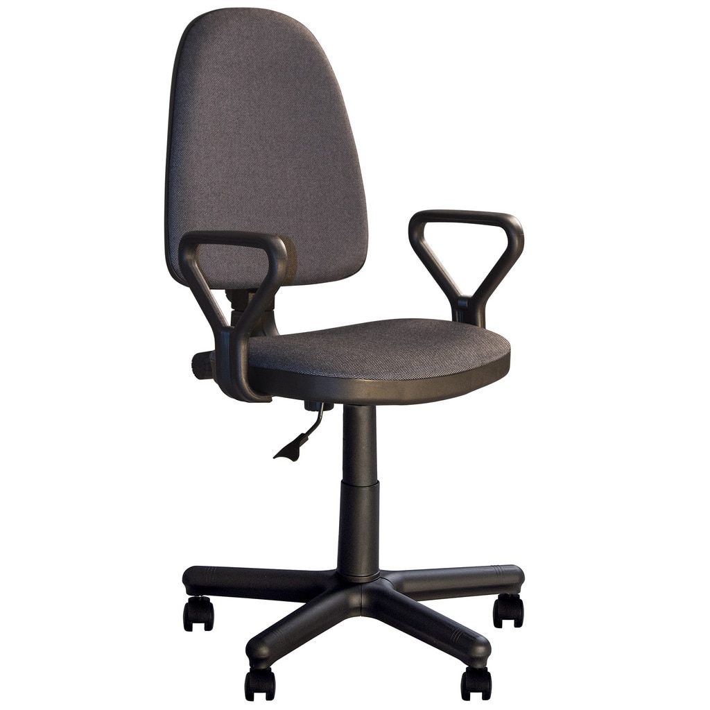 Scaun de birou PRESTIGE GTP, Negru-gri stofa cagliari