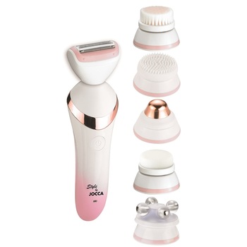 Epilator 6 in 1, Jocca, Wireless, 6 capete interschimbabile, Multicolor Epilator 6 in 1, Jocca, Wireless, 6 capete interschimbabile, Multicolor