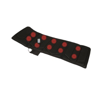 Saltea pentru masaj Jocca, 4 zone de masaj, 5 moduri, 14.4 W, Negru Saltea pentru masaj Jocca, 4 zone de masaj, 5 moduri, 14.4 W, Negru