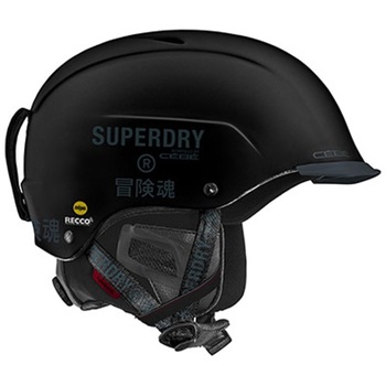 Casca ski Superdry Contest Visor Ultimate, Matt Black, 61-63 Casca ski Superdry Contest Visor Ultimate, Matt Black, 61-63
