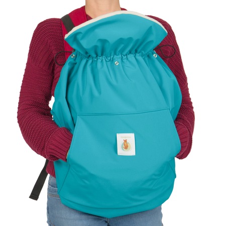 Protectie iarna KANGAROO pentru marsupiu, sling, wrap, culoare Turcoaz