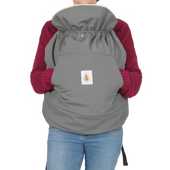 Protectie iarna KANGAROO pentru marsupiu, sling, wrap, culoare Gri Protectie iarna KANGAROO pentru marsupiu, sling, wrap, culoare Gri