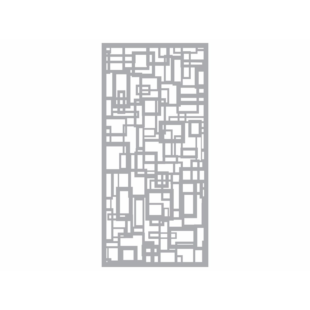 Folie decorativa pentru geam autoadeziva 3 forme geometrice, 1 m x 2,1 m