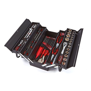 Trusa metalica de scule echipata cu 85 piese Trusa metalica de scule echipata cu 85 piese