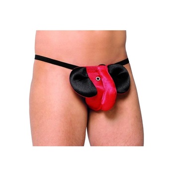Chiloti Softline elefant negru-rosu onesize pentru barbati Chiloti Softline elefant negru-rosu onesize pentru barbati