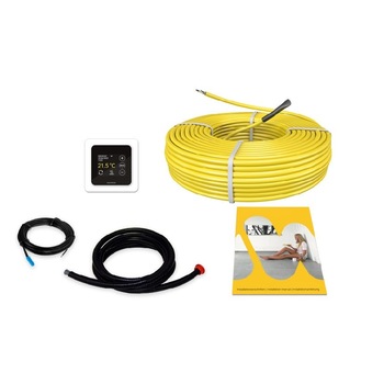 Kit cablu incalzire in pardoseala 2 mp 300 W - 17,6 m cu termostat digital WIFI control Magnum MRC Kit cablu incalzire in pardoseala 2 mp 300 W - 17,6 m cu termostat digital WIFI control Magnum MRC