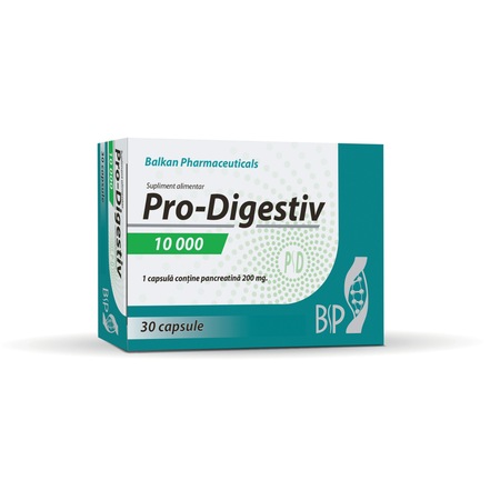 Pro Digestiv 10000 UI pancreatina micronizata Esvida Pharma - eMAG.ro