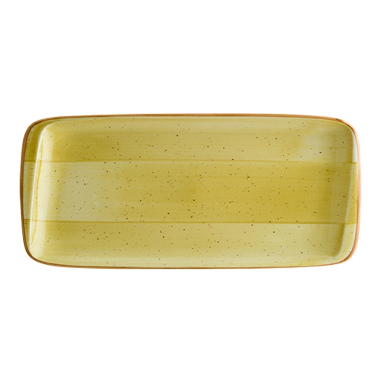 Platou dreptunghiular portelan Bonna Amber 34x16cm