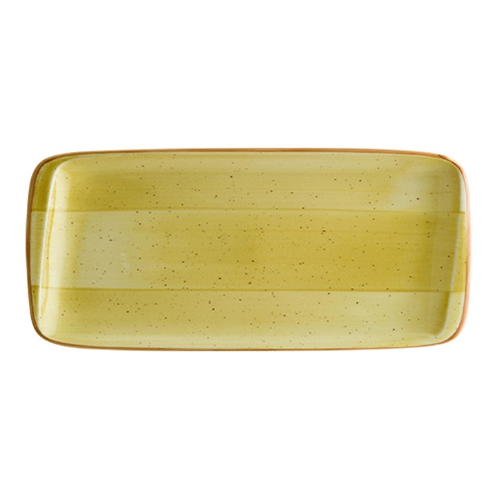 Platou dreptunghiular portelan Bonna Amber 34x16cm