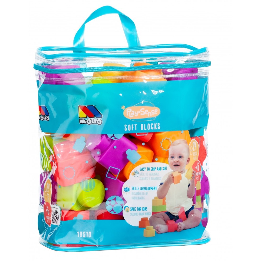 Set cuburi senzoriale 24 piese Molto