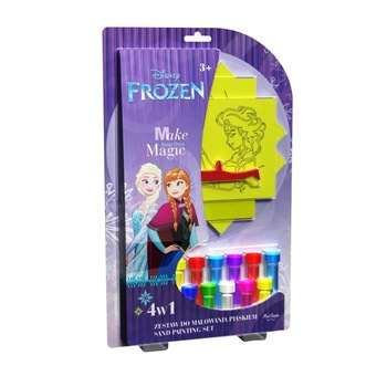 Set creativ pictura cu nisip colorat, Frozen - Elsa & Anna & Olaf, Disney, 4 planse 11,75 x 16,5 cm, 4 suporti carton, 16 tuburi nisip multicolor, 1 penseta, 4 folii protectie, + 3 ani Set creativ pictura cu nisip colorat, Frozen - Elsa & Anna & Olaf, Disney, 4 planse 11,75 x 16,5 cm, 4 suporti carton, 16 tuburi nisip multicolor, 1 penseta, 4 folii protectie, + 3 ani