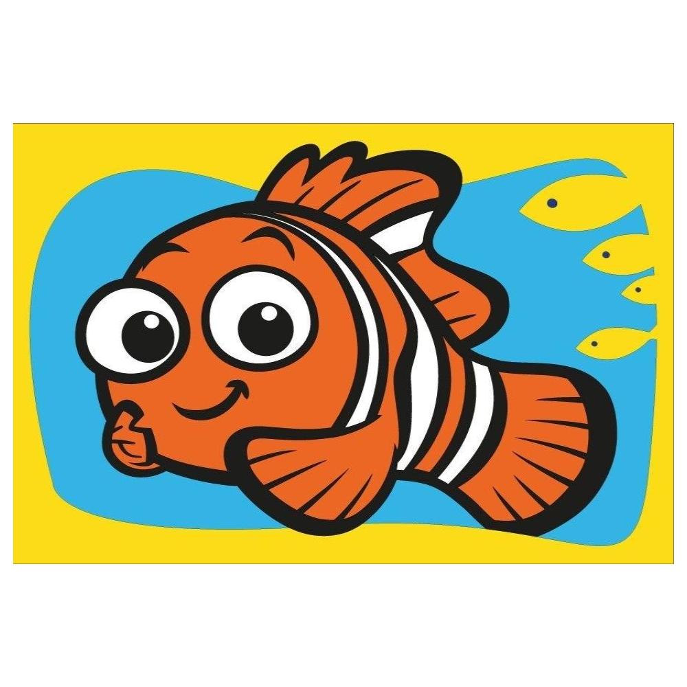 Set creativ pictura cu nisip colorat, Nemo & Squirt, Disney, 2