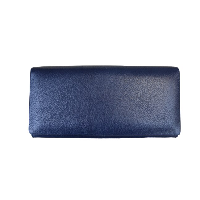 Portofel dama din piele naturala, Hassion, A01 Dark Blue