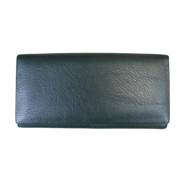 Portofel dama din piele naturala, Hassion, A01 Dark Green