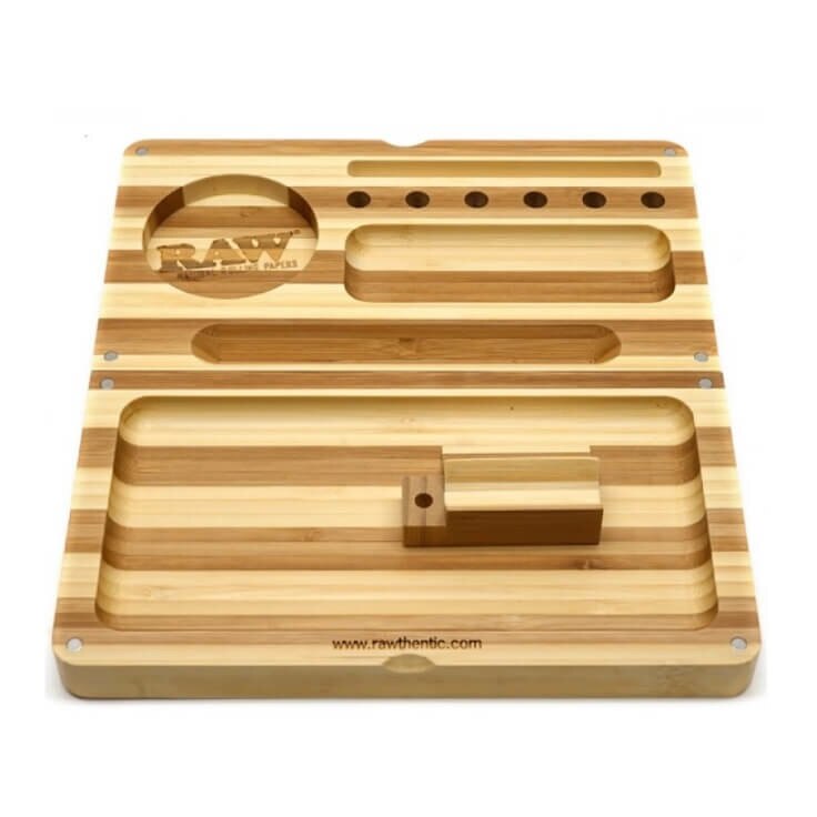 Tava de rulat Raw Flip Stripped, bambus