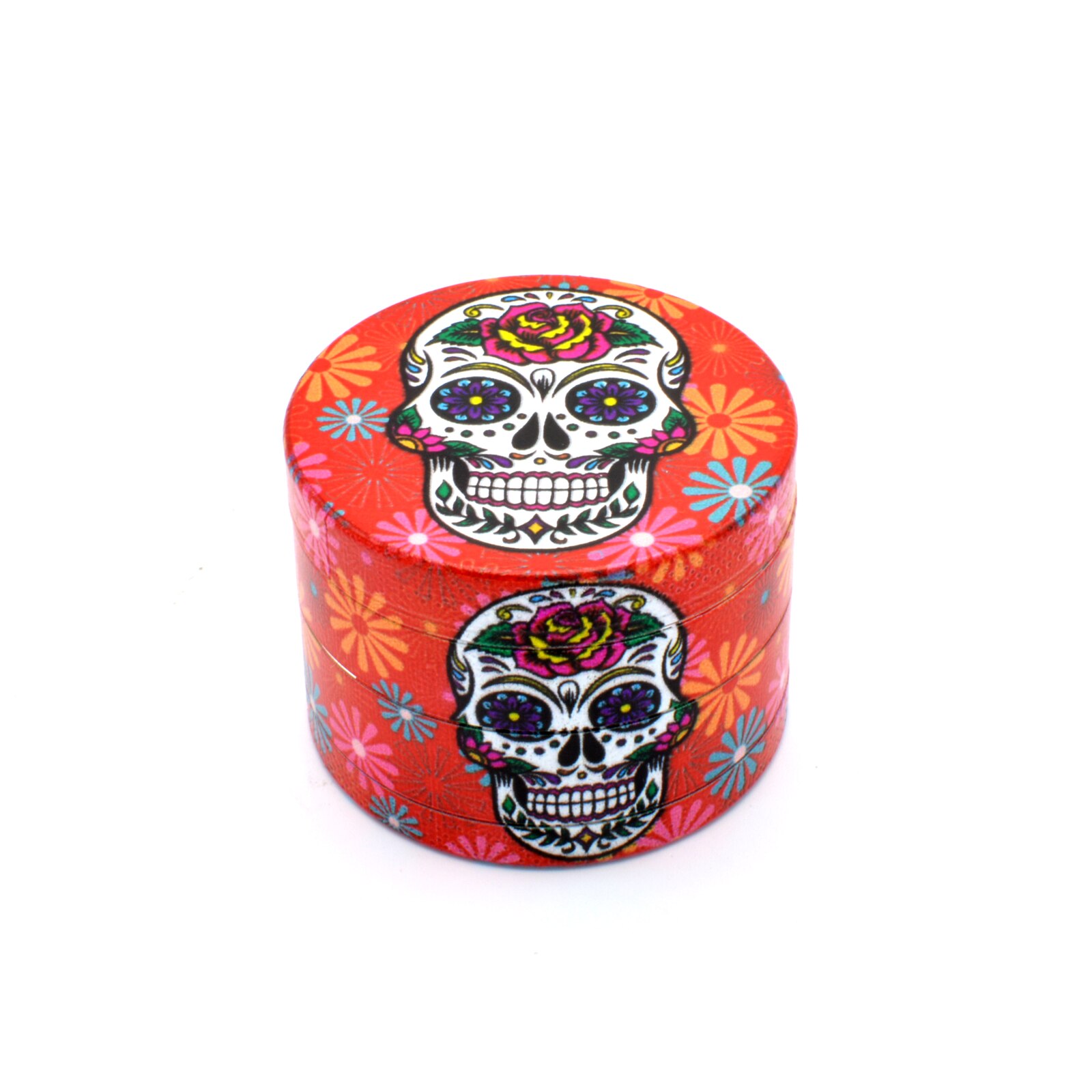 Grinder Sugar Skull Toro, Rosu