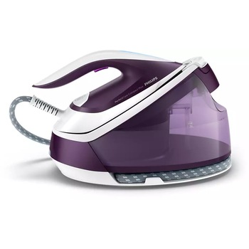 Statie de calcat Philips PerfectCare Compact Plus GC7933/30, 2400 W, 1.5 l, Talpa SteamGlide Plus, Violet Statie de calcat Philips PerfectCare Compact Plus GC7933/30, 2400 W, 1.5 l, Talpa SteamGlide Plus, Violet
