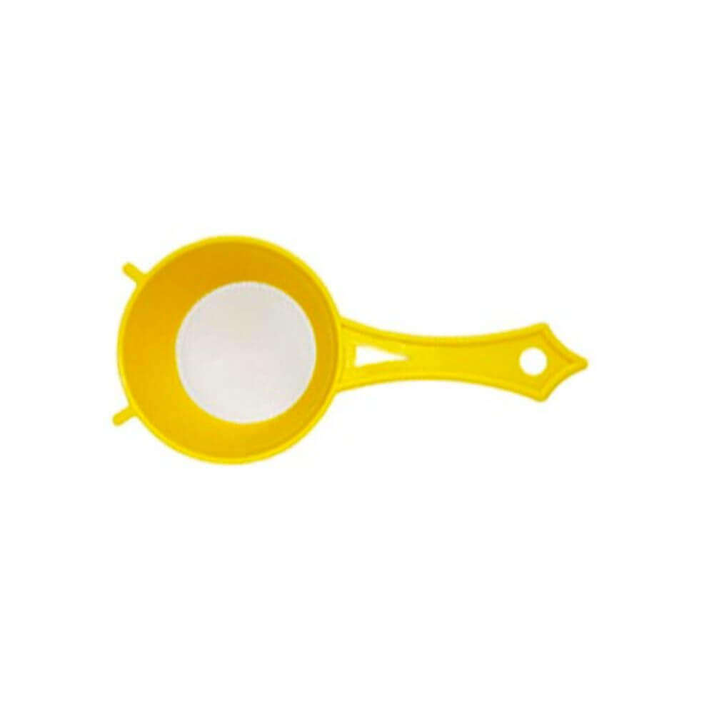 Strecuratoare de Plastic Galbena, Diametru 9 cm