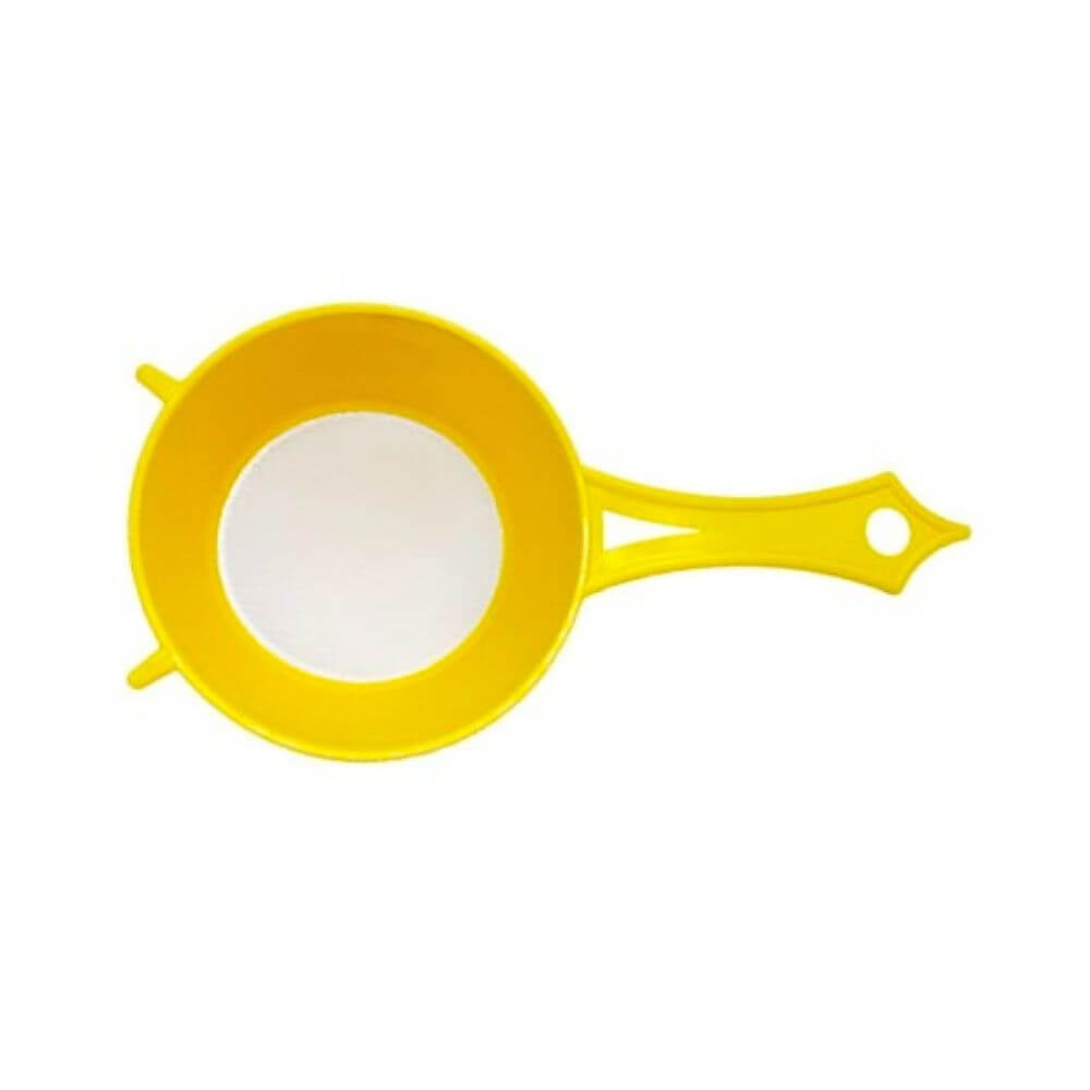 Strecuratoare de Plastic Galbena, Diametru 14 cm