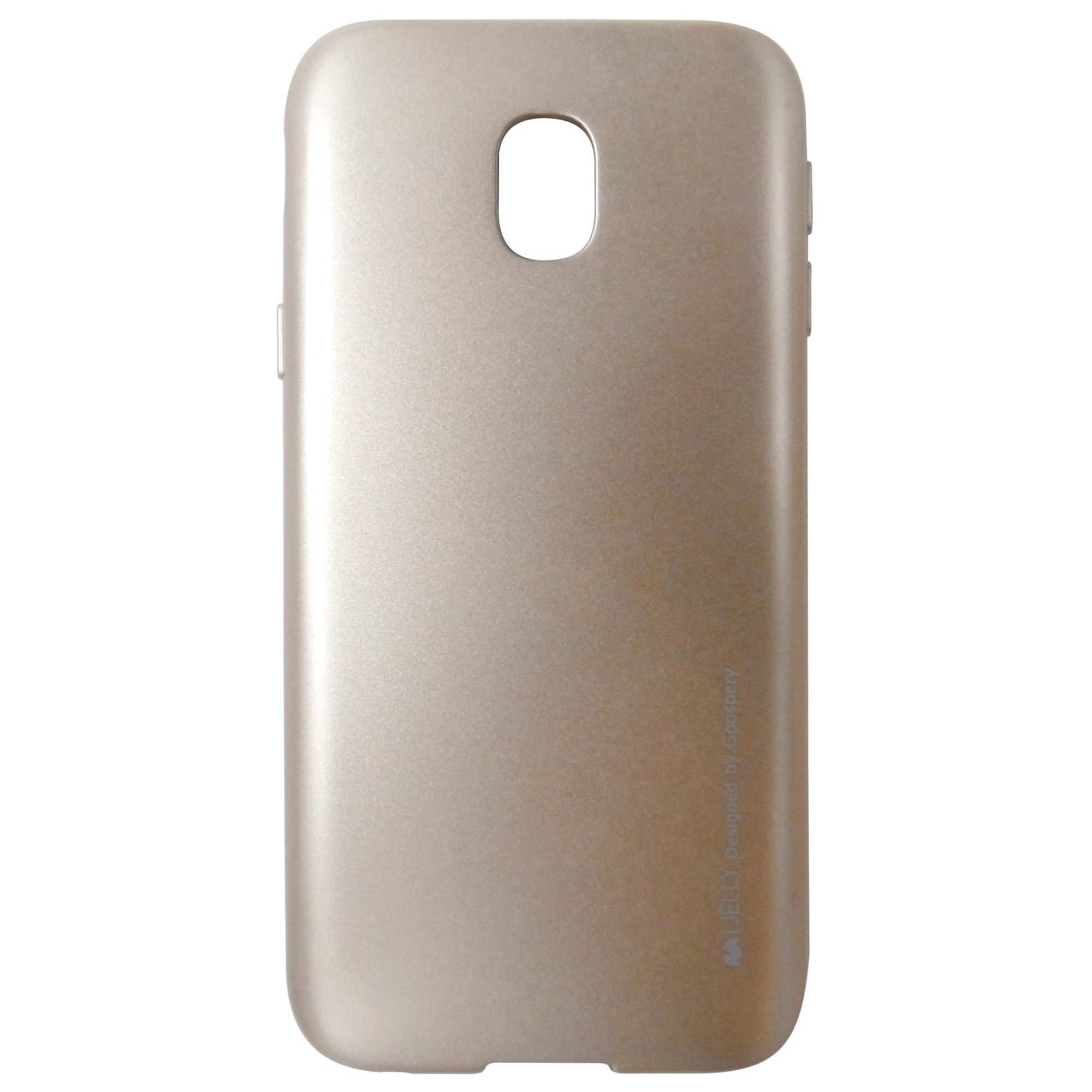 Husa silicon Mercury Goospery i-Jelly auriu metalic pentru Samsung Galaxy J3 2017 (J330)